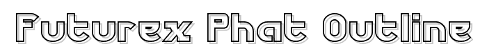 Futurex Phat Outline font